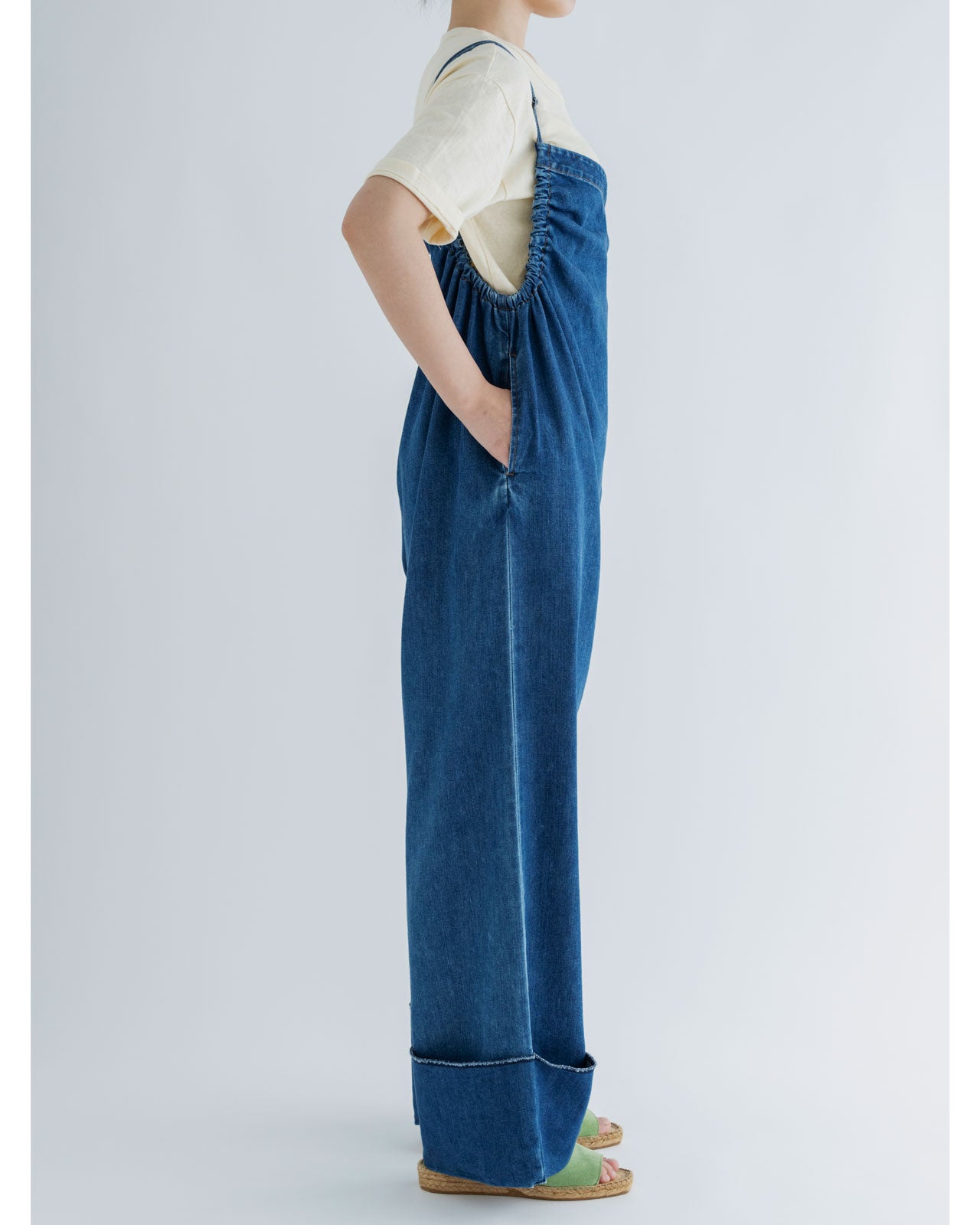 MEYAME】DENIM GATHERED ALL IN ONE – Shinzone