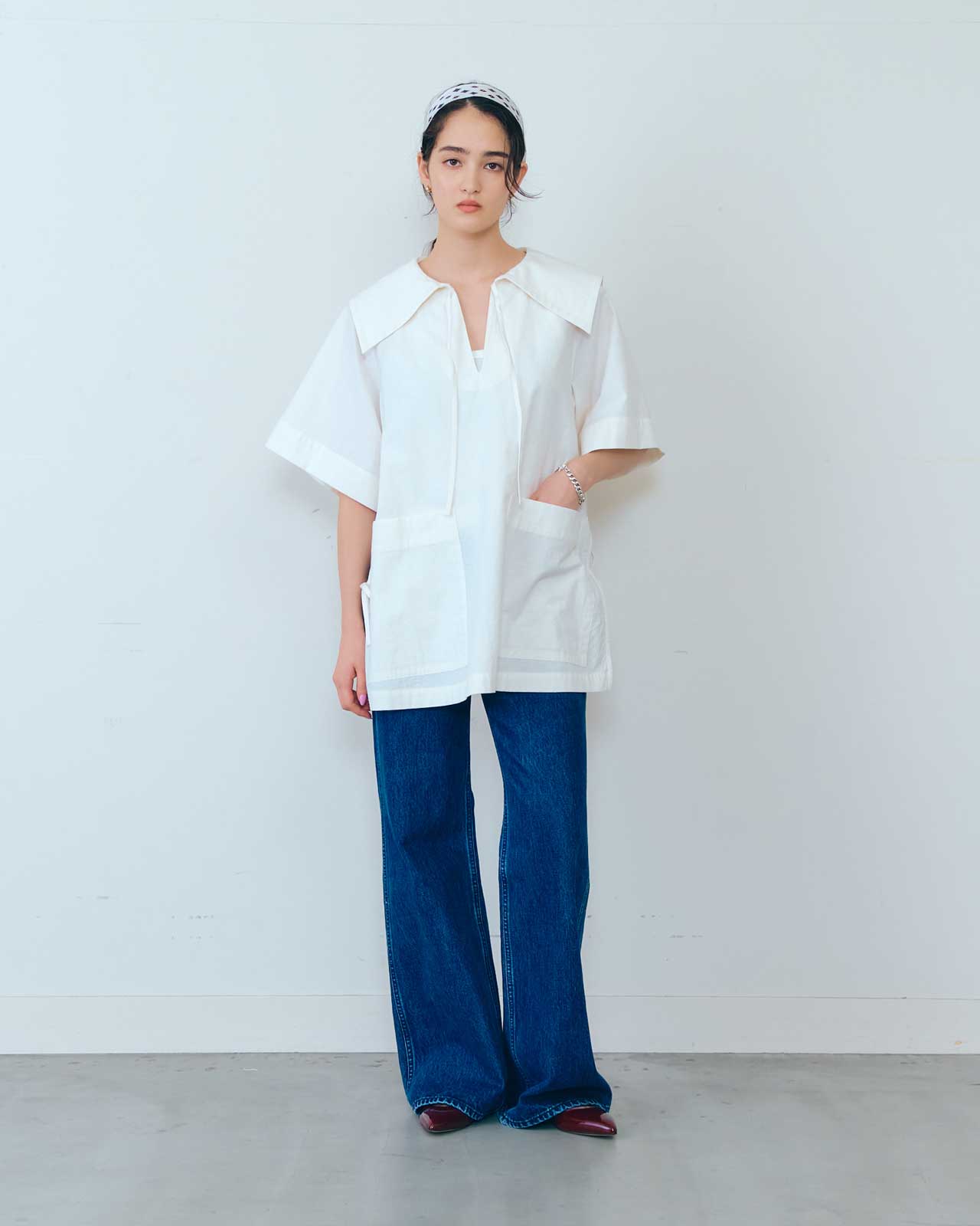 SAILOR COLLAR BLOUSE – Shinzone