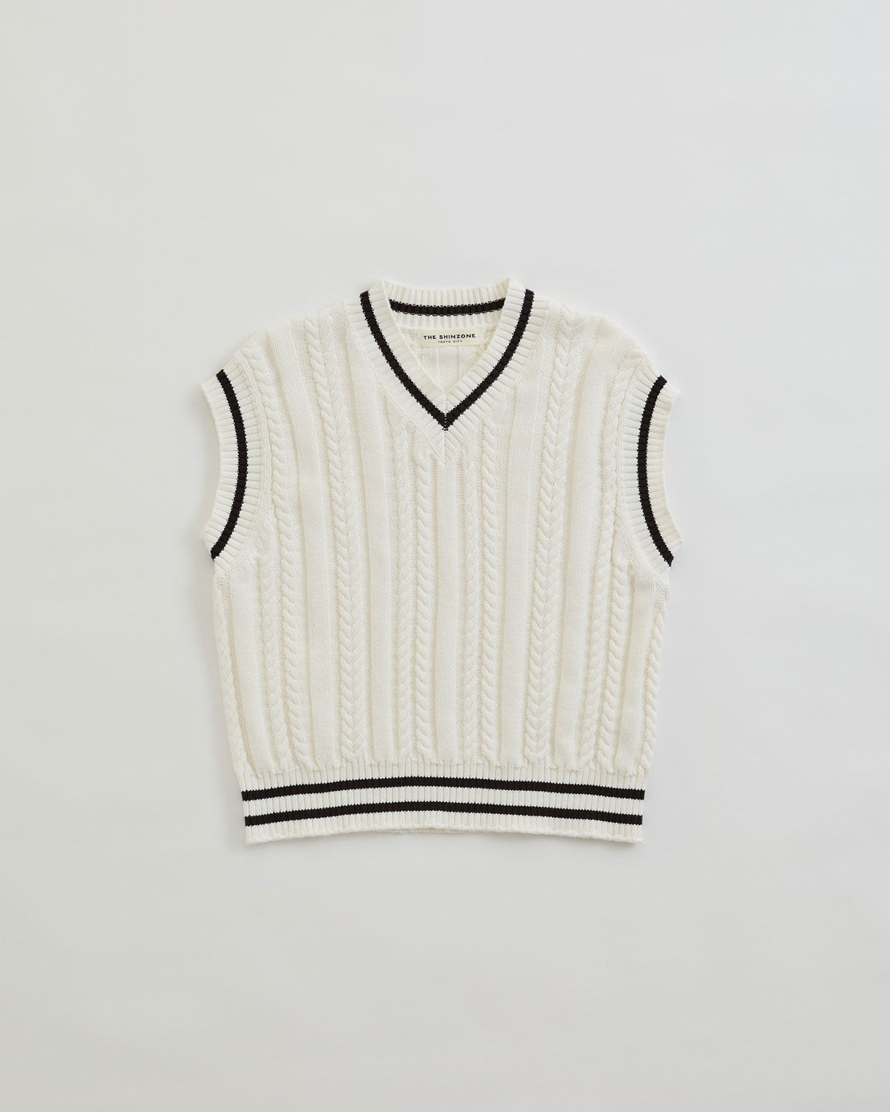 CABLE KNIT VEST – Shinzone