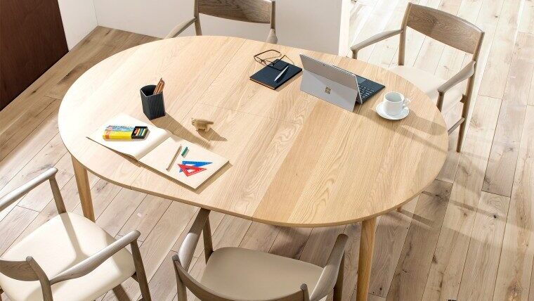 マム ダイニング EXテーブル | 塩田家具 リヴリア