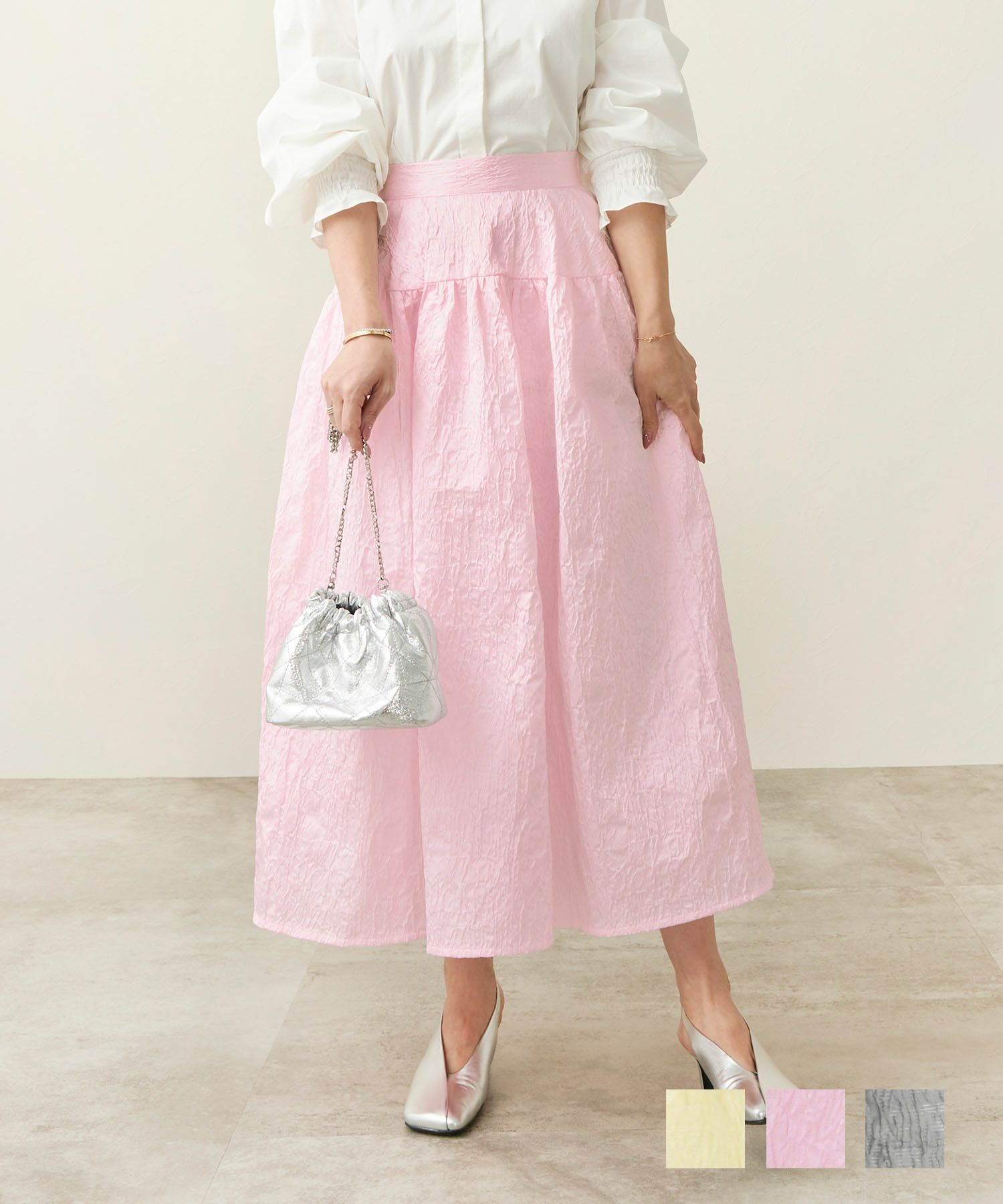 BeamsGolf ピンク 防風ニット スカートセット L サイズ 美品 最終値下