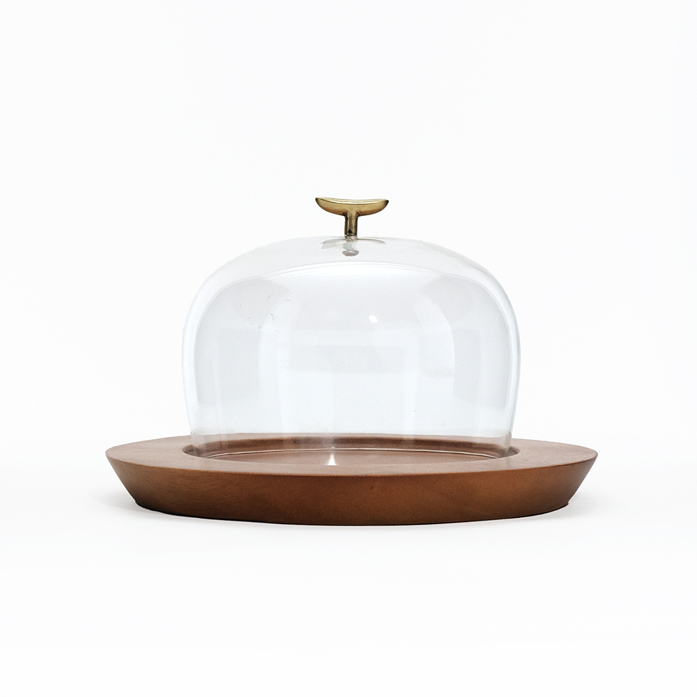 アンティーク サグリエ アシッド＆透明ガラス 宿り木 蒲公英 銀縁大深