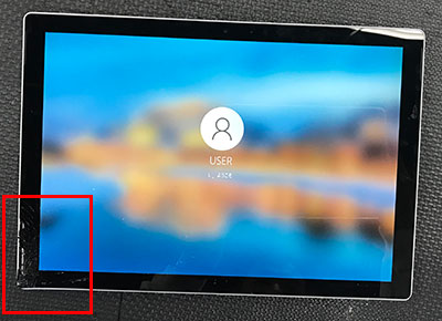 Microsoft Surface Pro 5の液晶修理 画面割れ | パソコン修理ならPC本舗