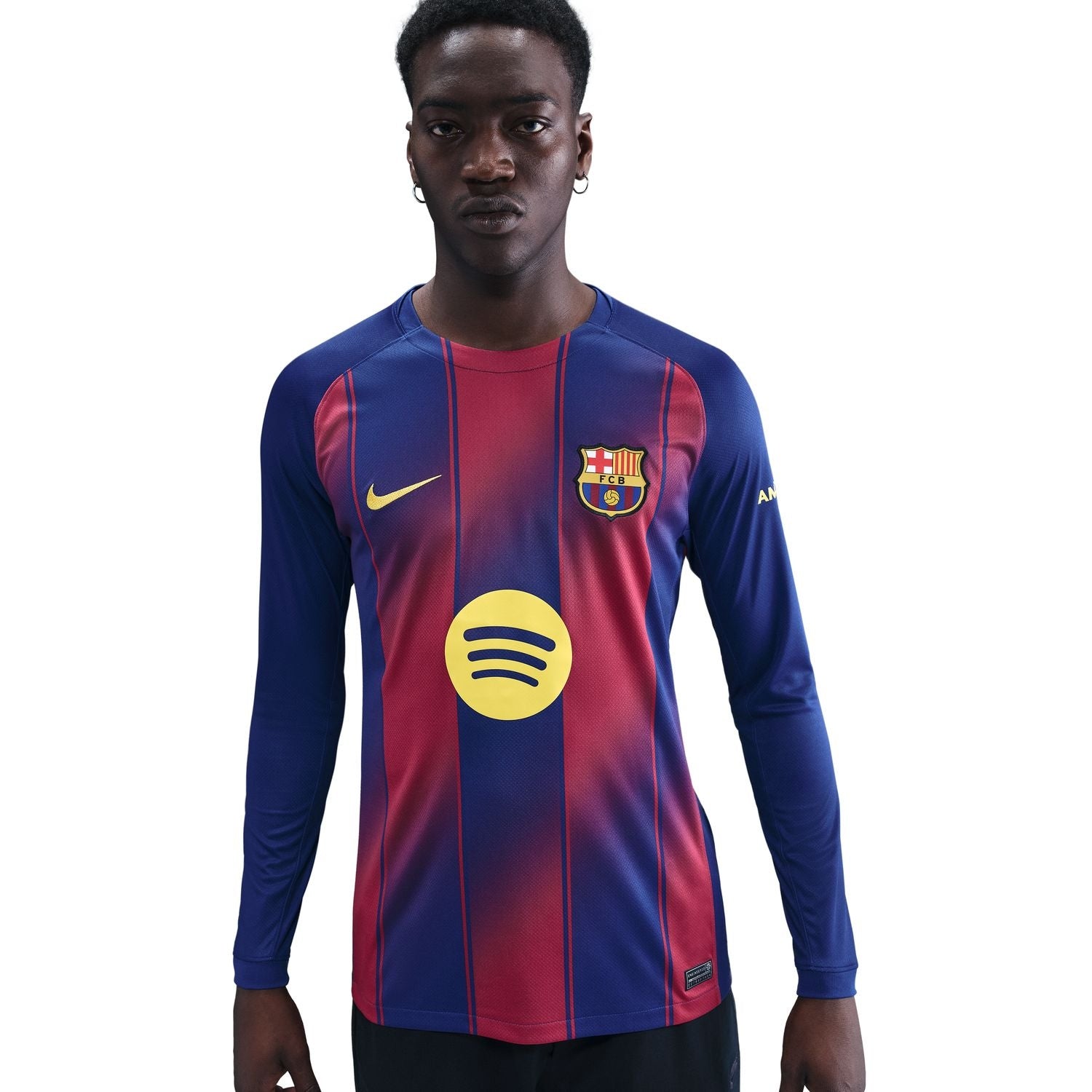 Nike FC Barcelona 25/26 Men's Stadium Home Long-Sleeve Kit