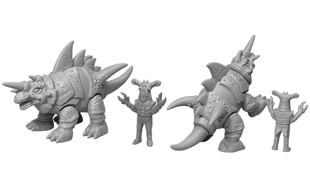M.A.T］から原型スクープが2セット！ この怪獣＆ミニ星人セットは