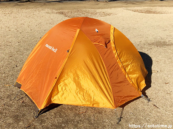 モンベル「クロノスドーム1型」は初心者にもオススメ!収納サイズから