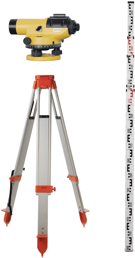 オートレベル「NL32G＋三脚＋アルミスタッフの3点セット」 | 測量機器