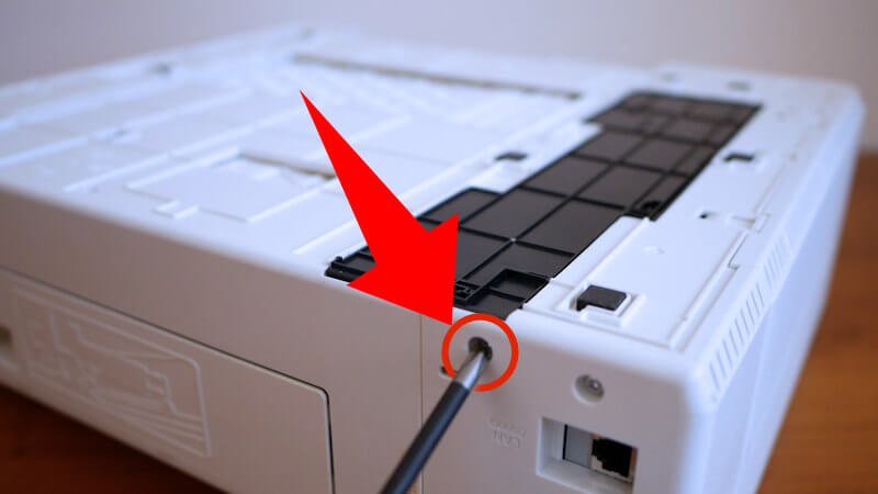 エプソンプリンターの廃インク吸収パッドを交換とエラー解除をDIYで