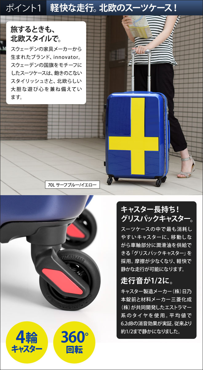 innovator ハードキャリー 50L INV55 | セレクトショップ・AQUA（アクア）