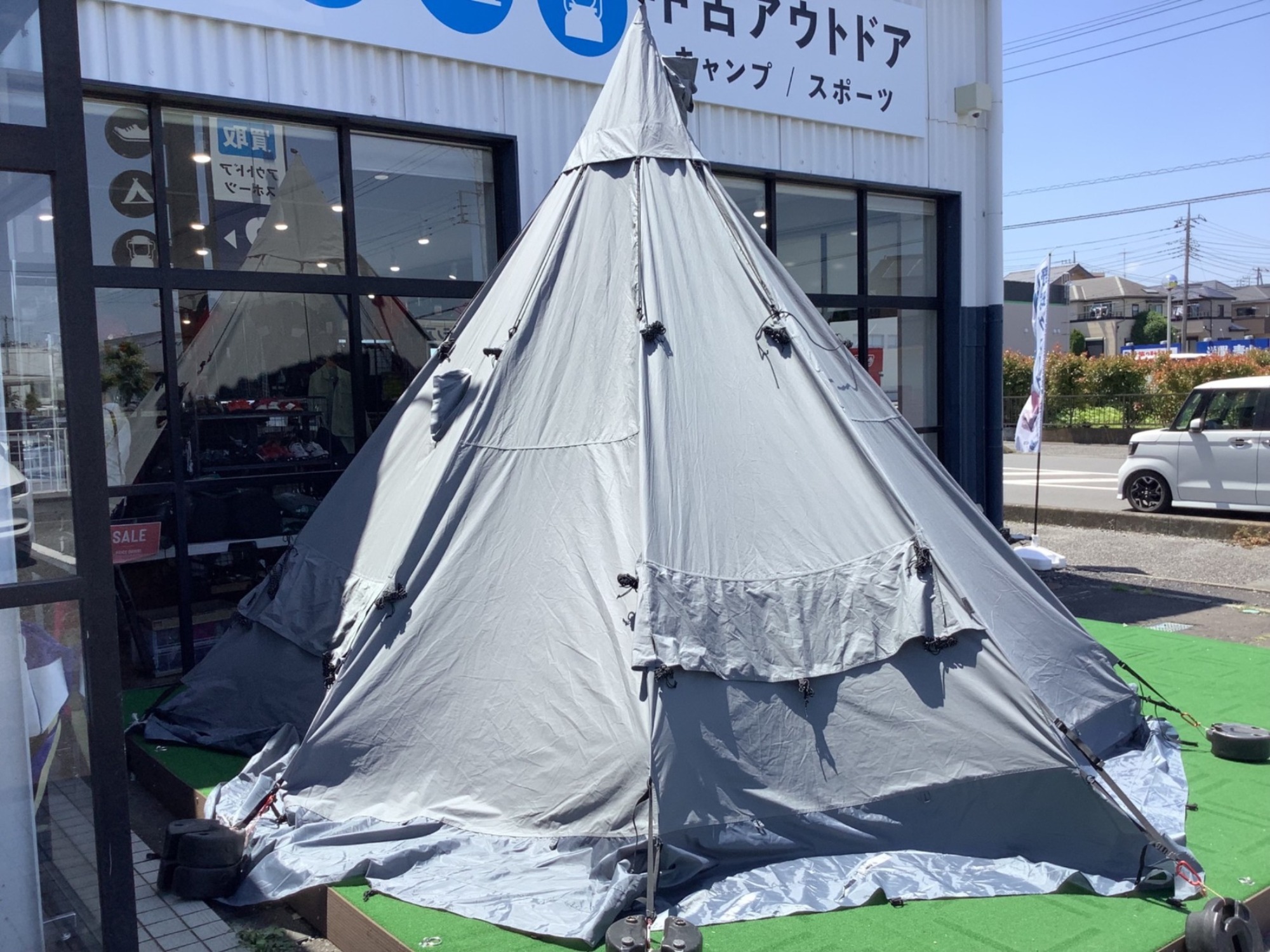 通年使用できるワンポールテント！Mt.SUMIのストーブテントノナTC