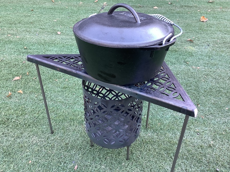 冬キャンプに焚火は！サンゾクマウンテンのデルタス＆マウンコス「和柄