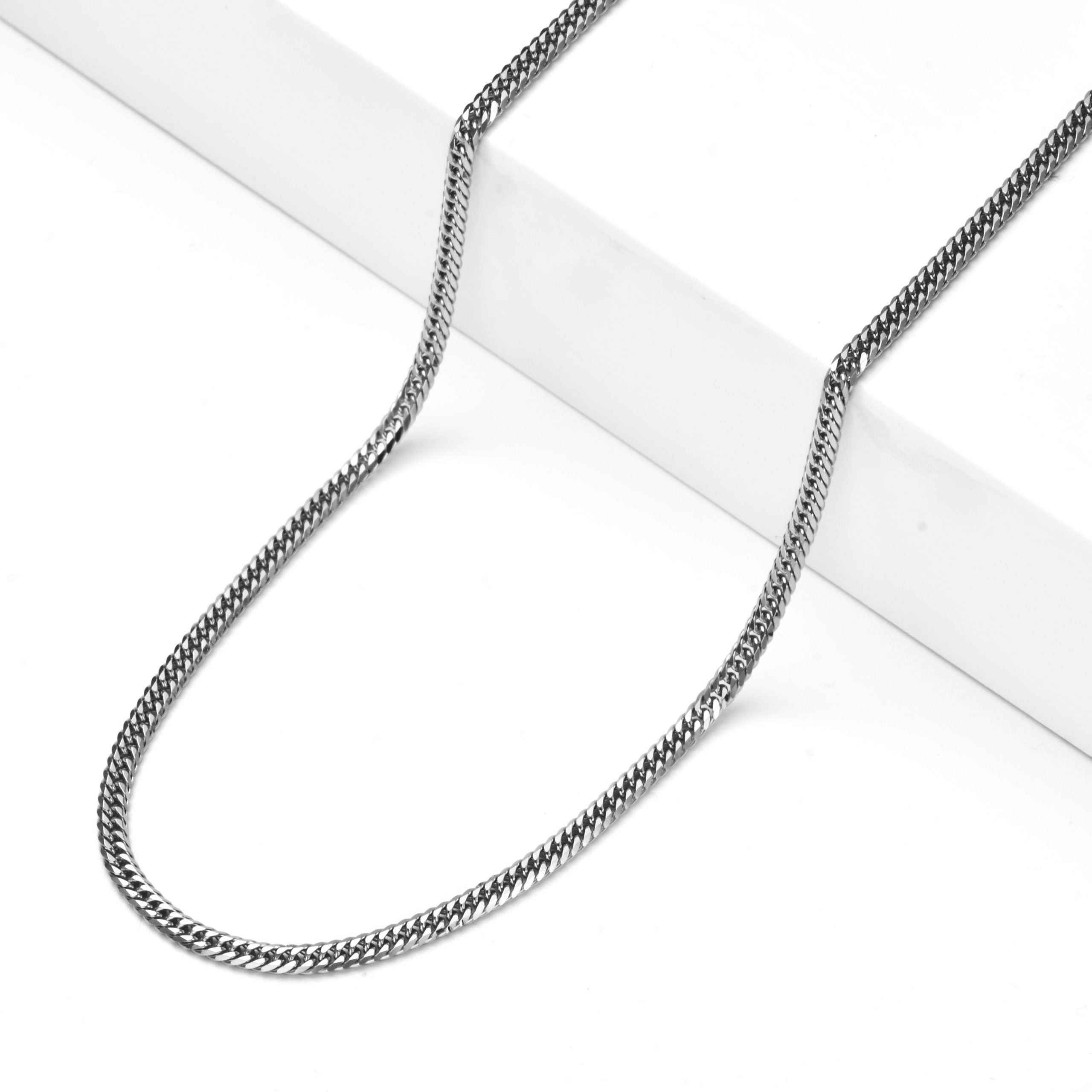 Pt850 プラチナ850 喜平ネックレス 6面ダブル 10g 45cm 2.6mm幅 引輪