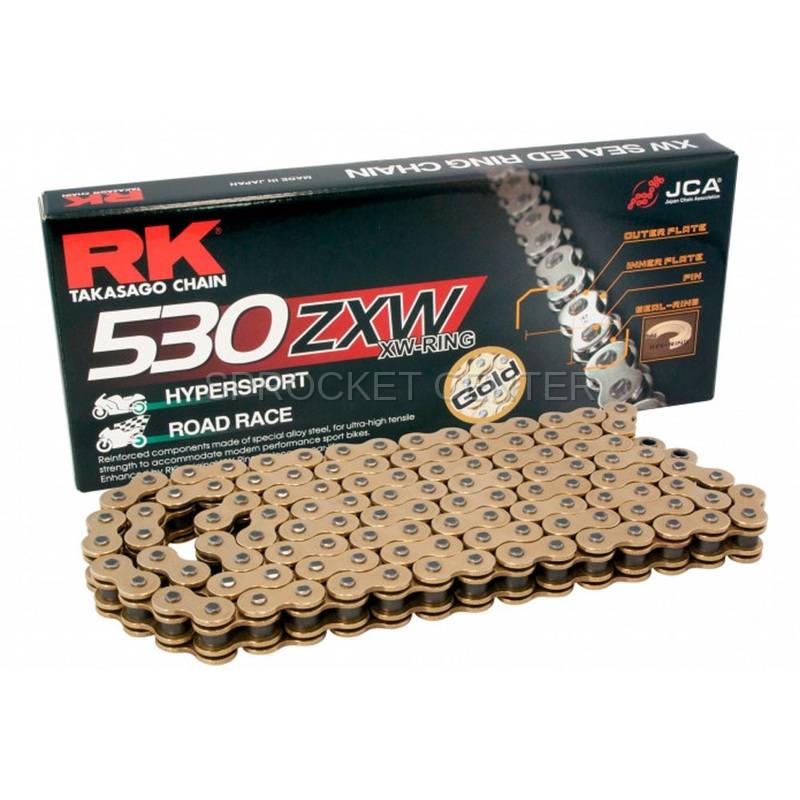 RK Chain 530ZXW series Heavy Duty X'ring Chain - (choose color