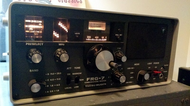 Now in the shack: A Yaesu Musen FRG-7 | The SWLing Post