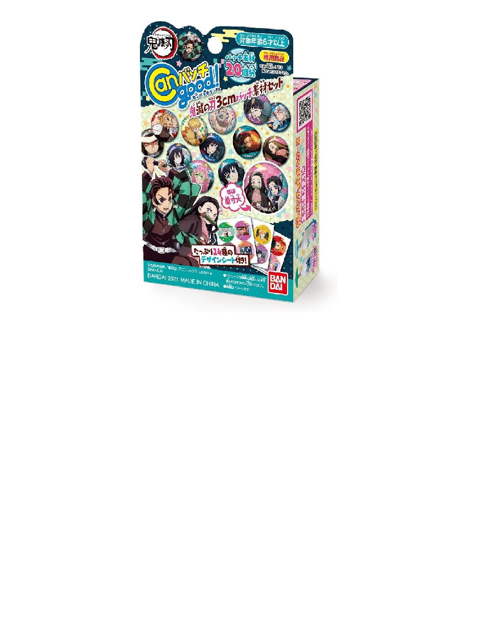 Canバッチgood! 鬼滅の刃 3cmバッチ素材セット | キャラクターグッズの