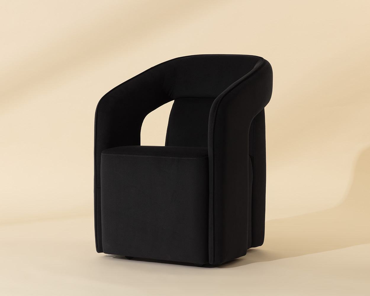 Kendrick Wheeled Dining Armchair – Sunpan Trading & Importing, Inc.