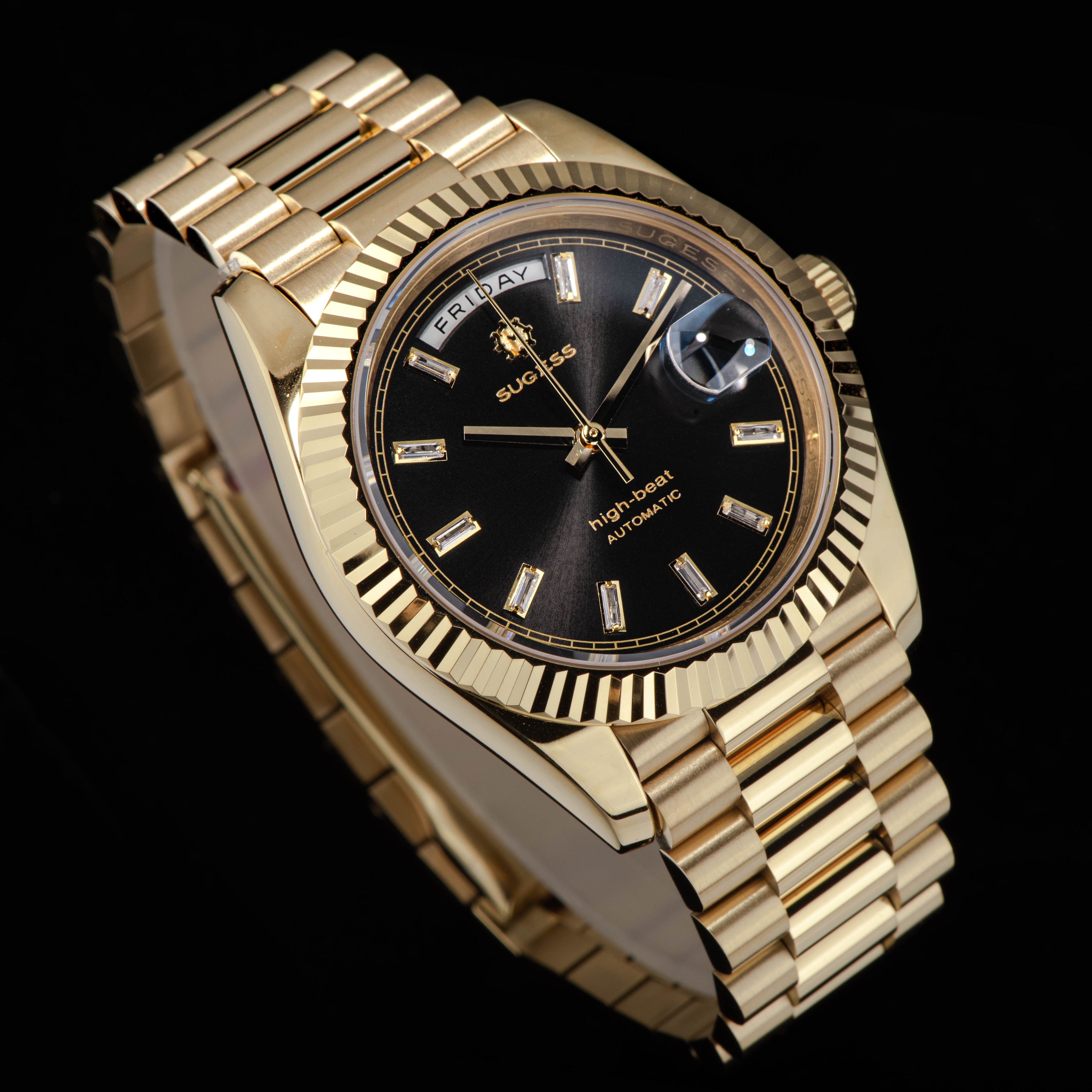 Heritage S433 433 DD Date and Day Display Gold Automatic