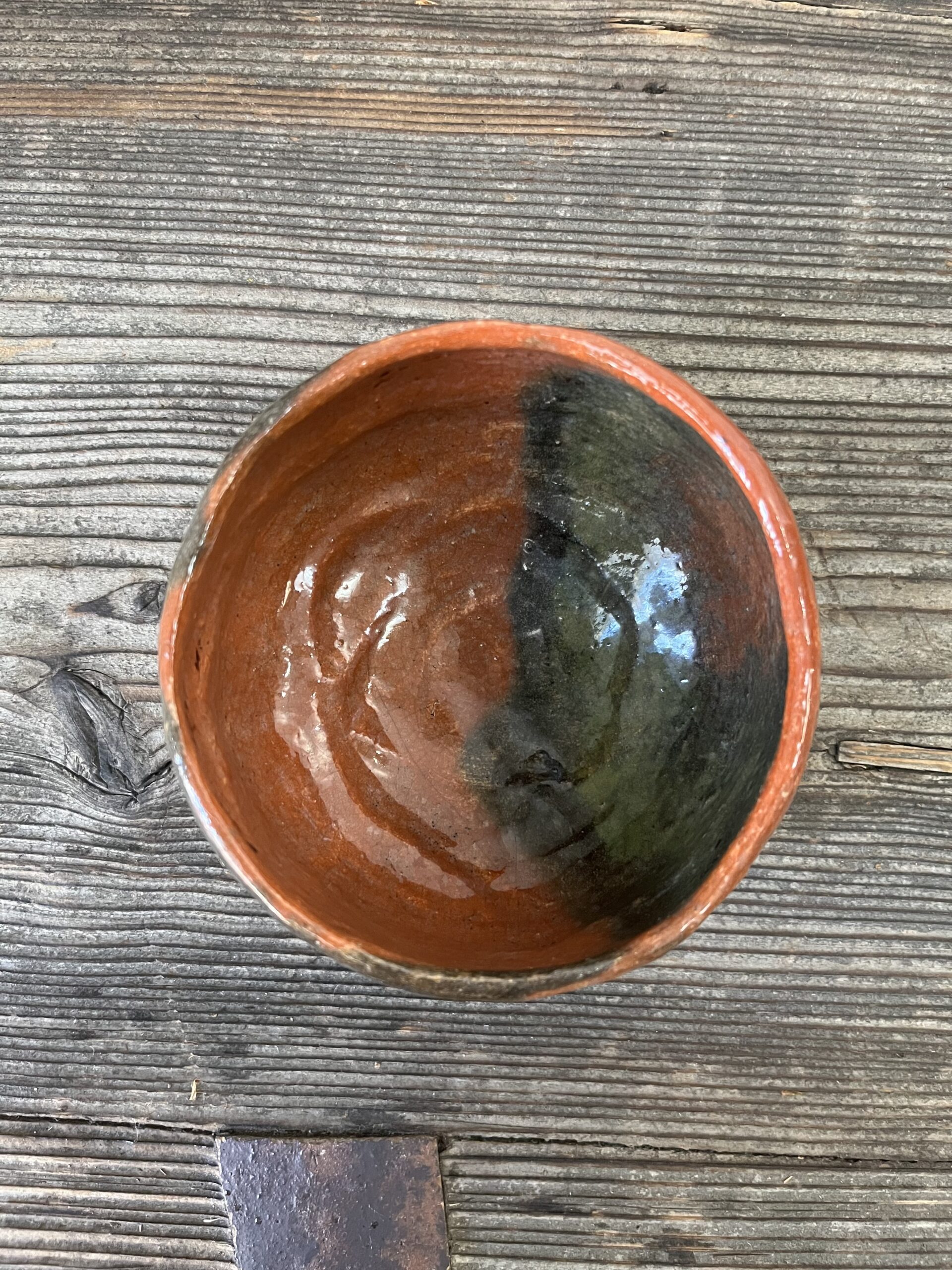 骨董水妖｜仁阿弥道八赤茶碗