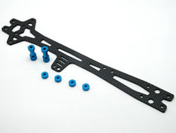 カーボンセンタービーム(タミヤ TT-01 TYPE-E用) [STD-2SP] - スーパー