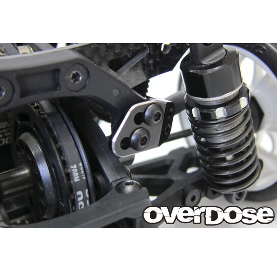 TC アルミリヤアッパーアームブラケット(For GALM / ブラック) [OD2850