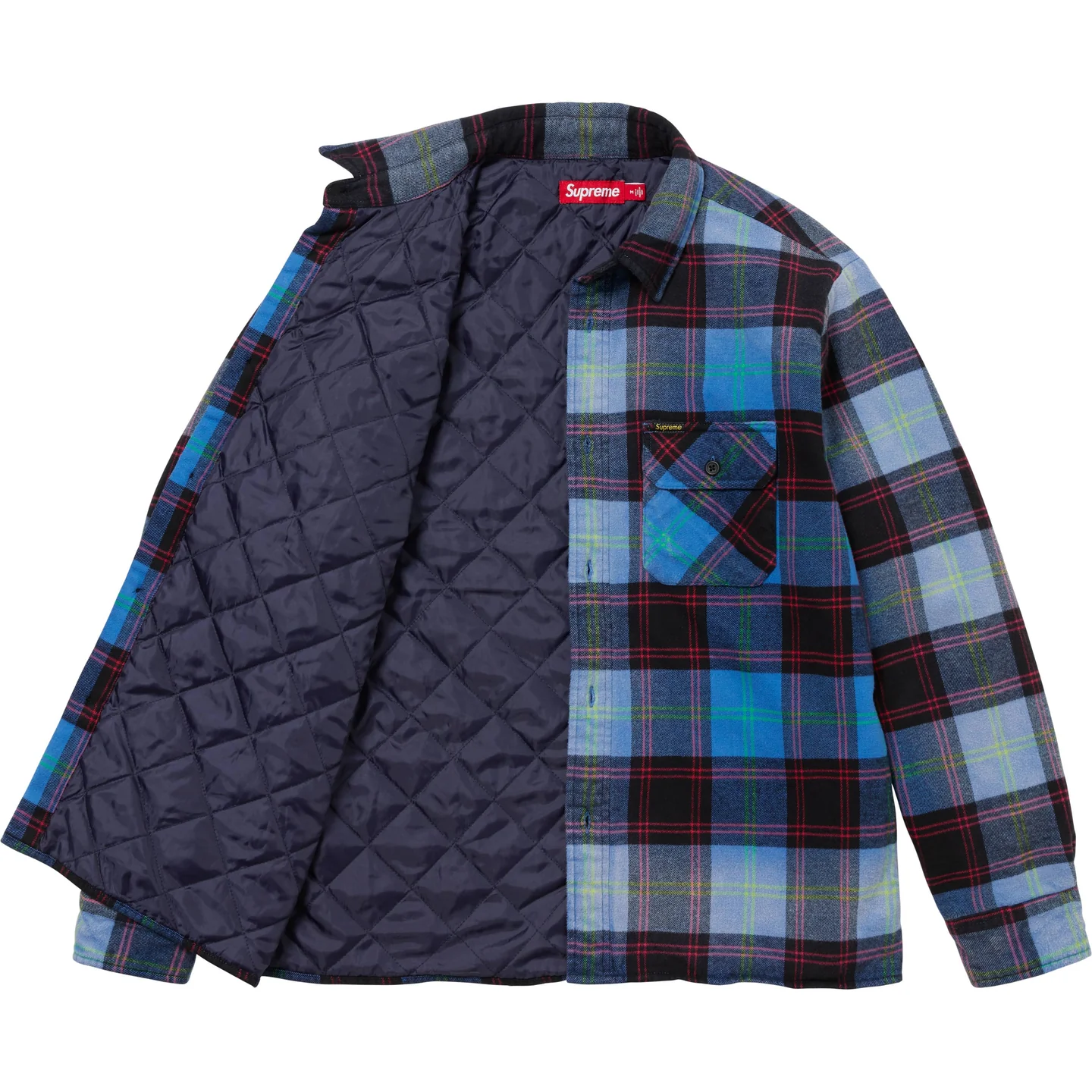 Quilted Plaid Shirt | Supreme 24fw