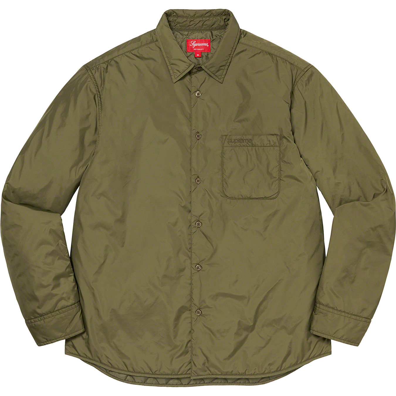 Nylon Filled Shirt | Supreme 22fw