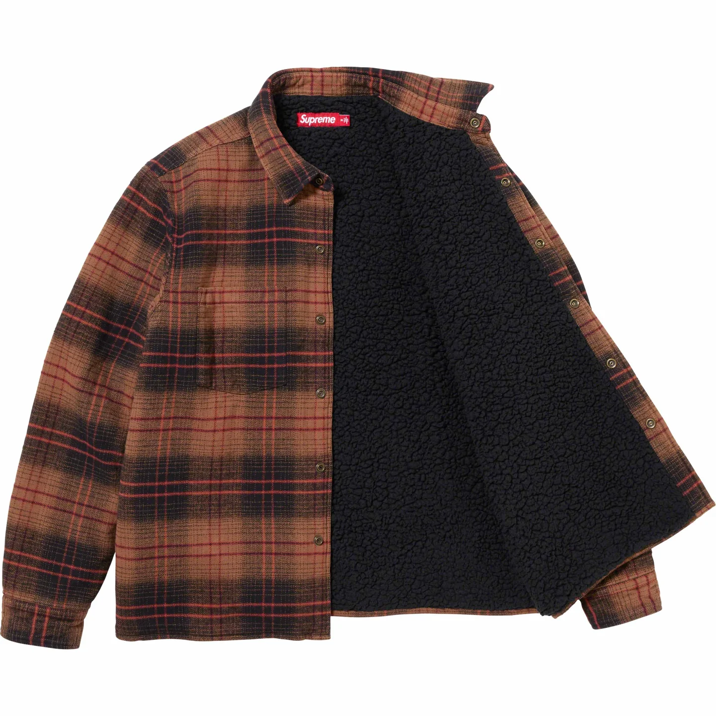 Lined Flannel Snap Shirt | Supreme 23fw