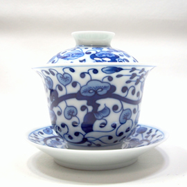 景徳鎮 手描き青花 蓋碗 | 鈴茶堂 SUZUCHADO - 鈴茶堂 SUZUCHADO