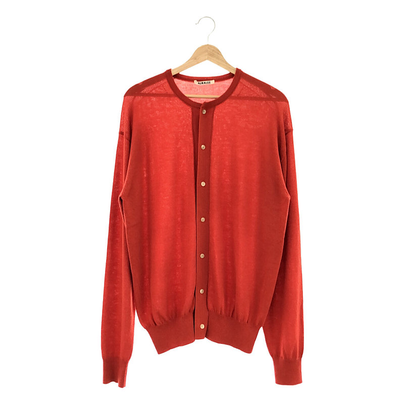 CASHMERE HARD TWIST KNIT CARDIGAN / カシミヤハードツイストニット