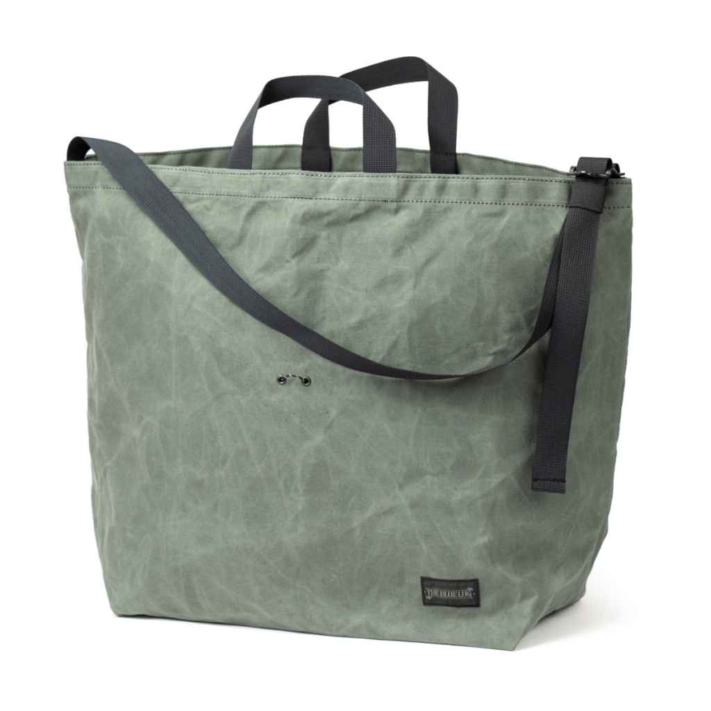BLUE LUG* 137 tote bag (wax olive) - BLUE LUG ONLINE STORE