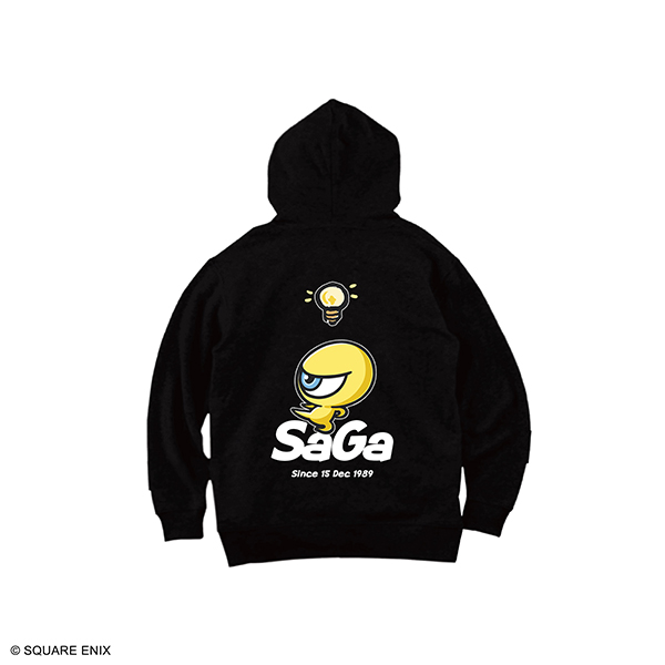 せんせい ひらめきパーカー (黒) 【SaGa Design Works】 | スクウェア