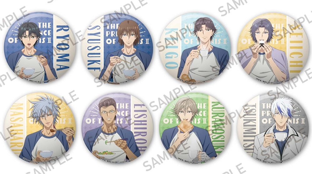 再販】新テニスの王子様 おおきなキラキラ缶バッジコレクション 合宿