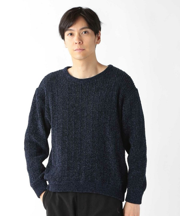 ストライプ柄クルーネックニット｜メンズファッション通販 MEN'S BIGI