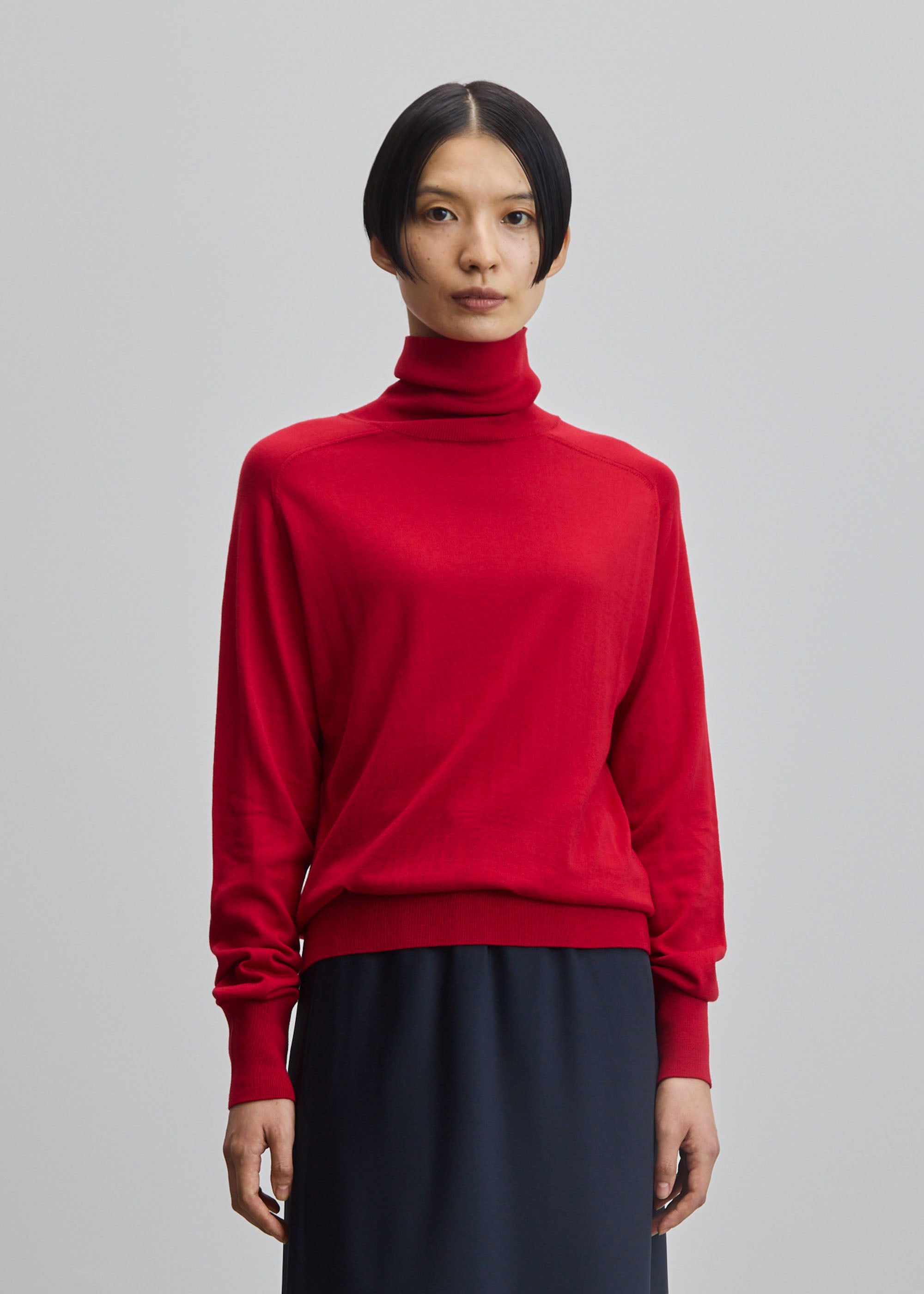 ウールハイゲージタートルネックプルオーバー - SOÉJU online store