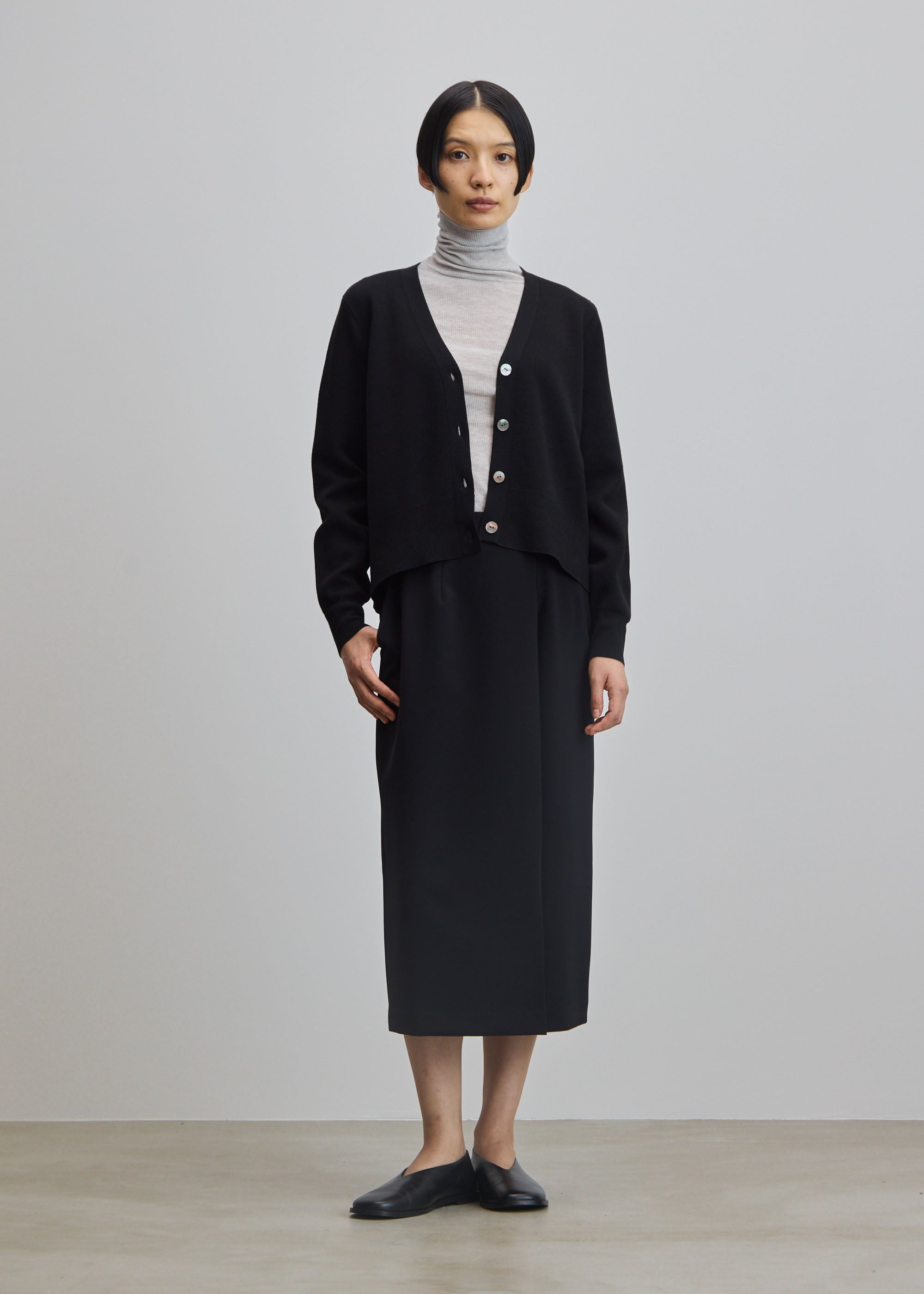 カシミヤ混タートルネックカットソー - SOÉJU online store｜上質な