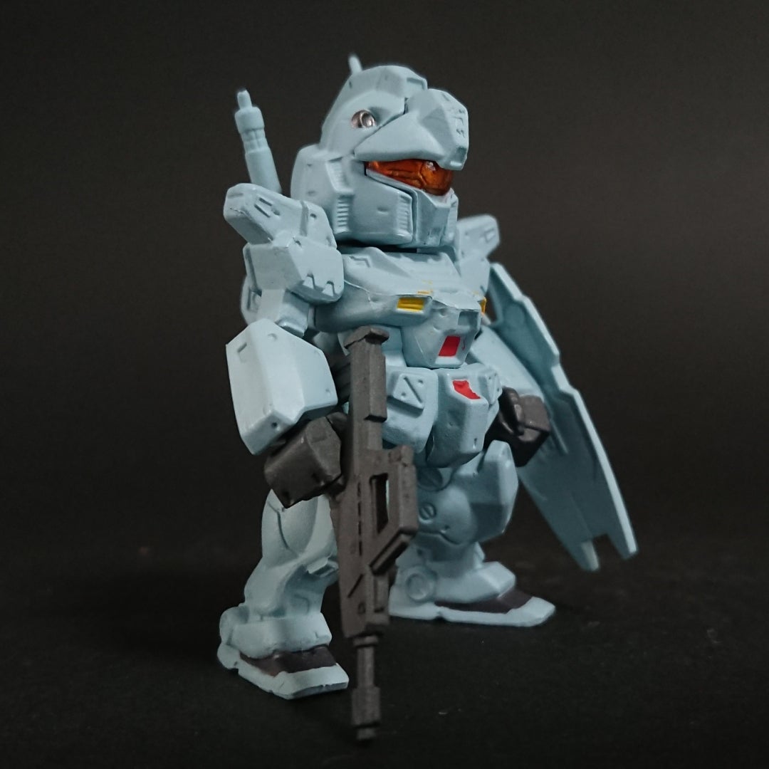 ガンダムコンバージ ジムカスタム | 遅咲き仮面ライダーおやじの出遅れ