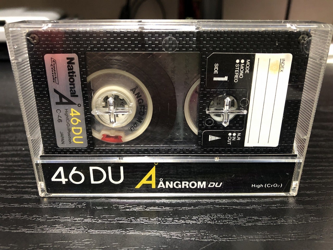 Nationalの1982年頃の古いカセットテープ オングローム RT-46DU