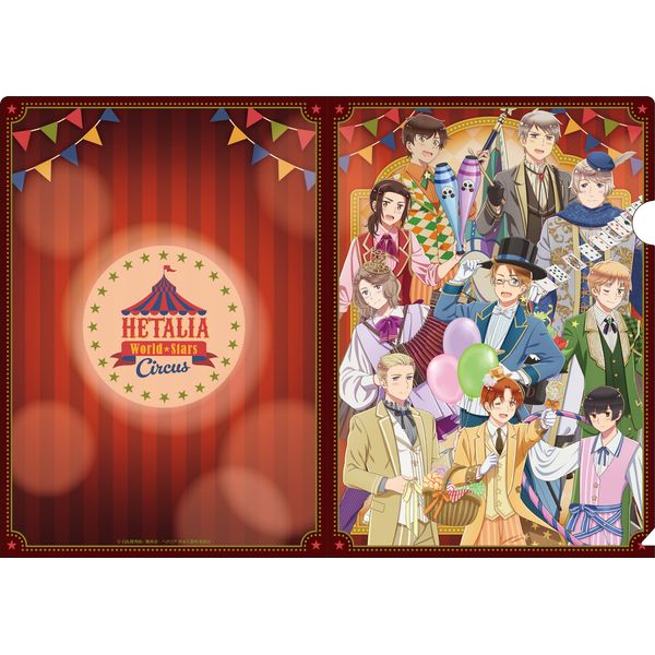 グッズ: ヘタリア World☆Stars 描き下ろしクリアファイルセット