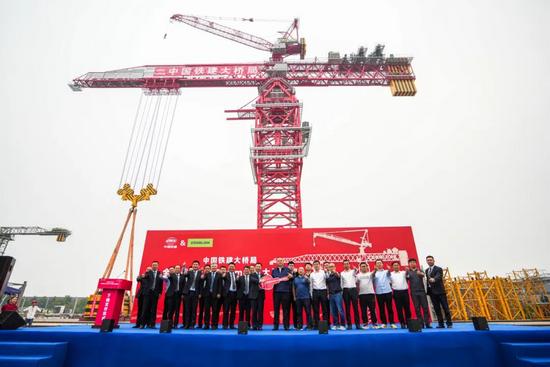 Zoomlion has set a new record for the world's largest tower crane