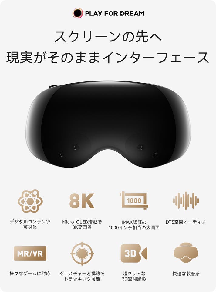 現実とデジタルが一体化！Play For Dream MR空間コンピューター