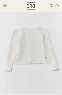新品未使用】佐藤佳菜子さんboutique310 パワーショルダースウェット