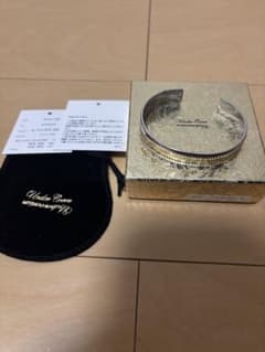 名作 サイズM アンダーカバー GIZ柄バングル ブレスレット シルバー925