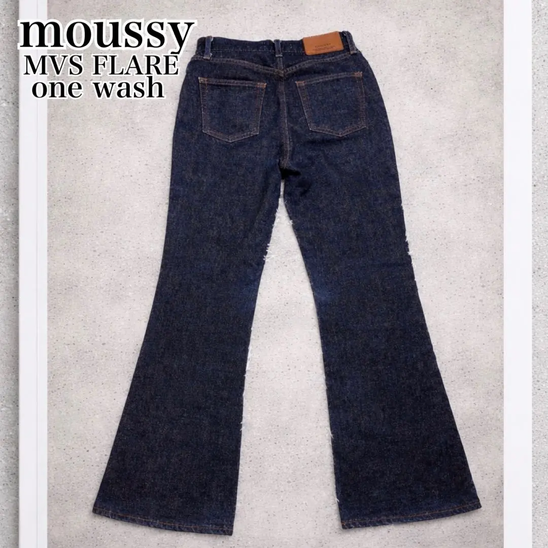 2026年最新】moussy mvs flare 23 ワンウォッシュの人気アイテム