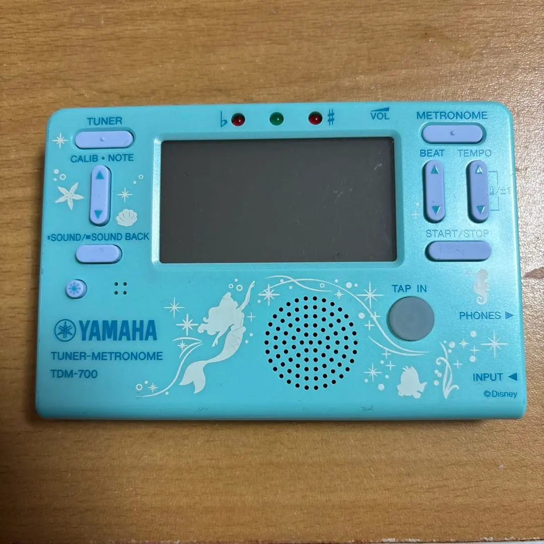 2026年最新】YAMAHA チューナーメトロノーム ディズニー アリエル TDM