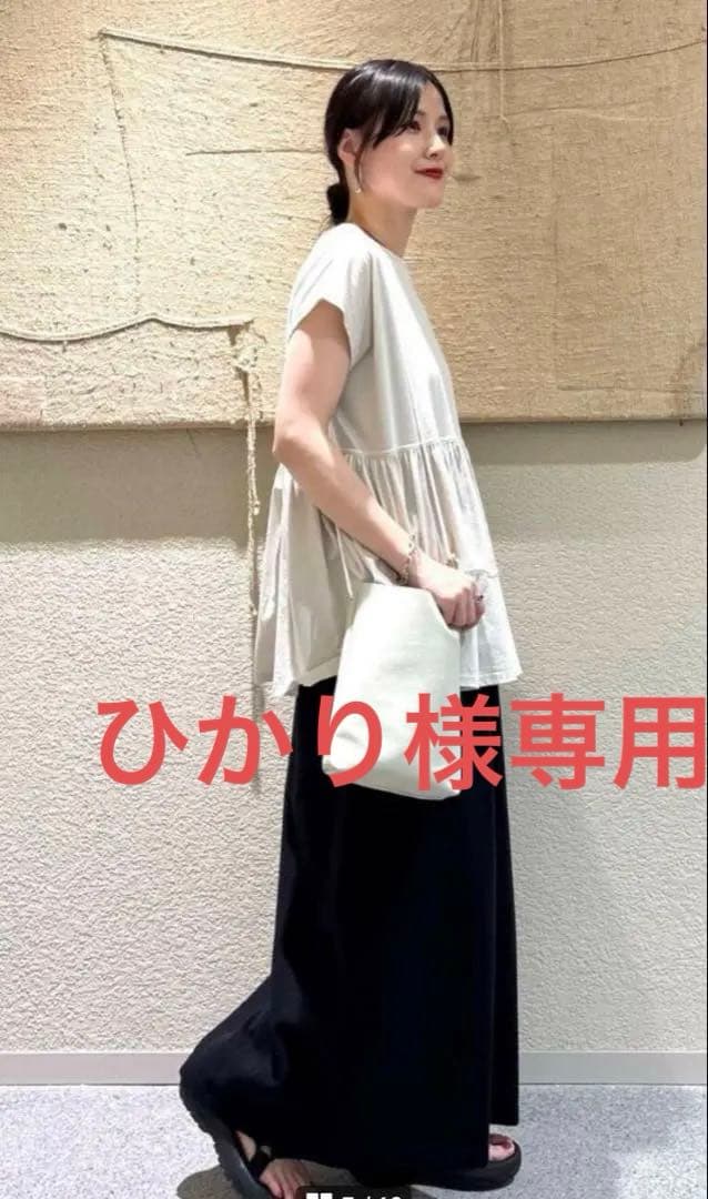 美品 かぐれ ウエストギャザーフレンチ プルオーバー - メルカリ