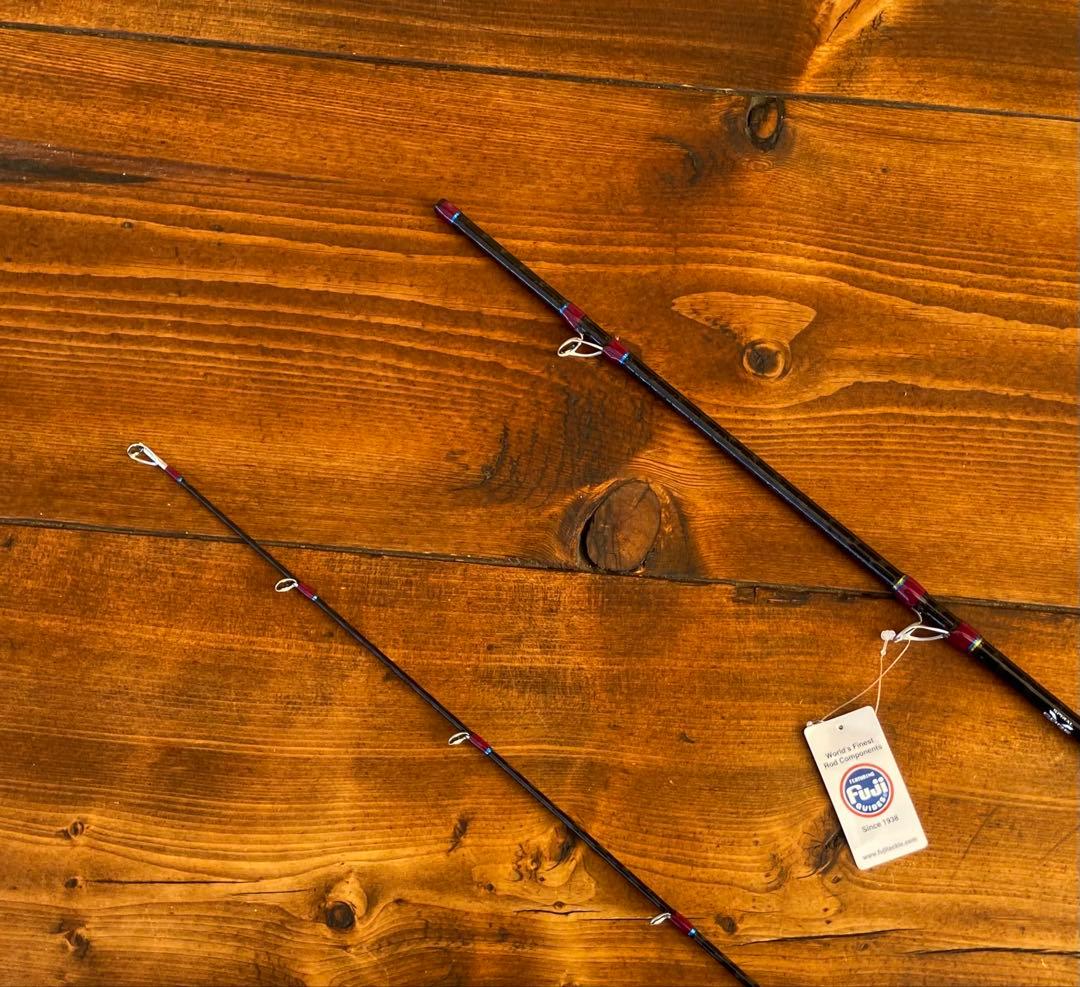 ジギングセット ベイトロッド 3ピースパックロッド Fujiガイド タイラバ