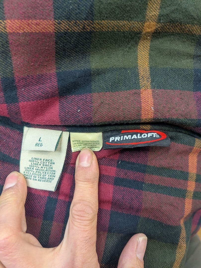 L.L.Bean ハンティングジャケット　L 00s プリマロフトライナー