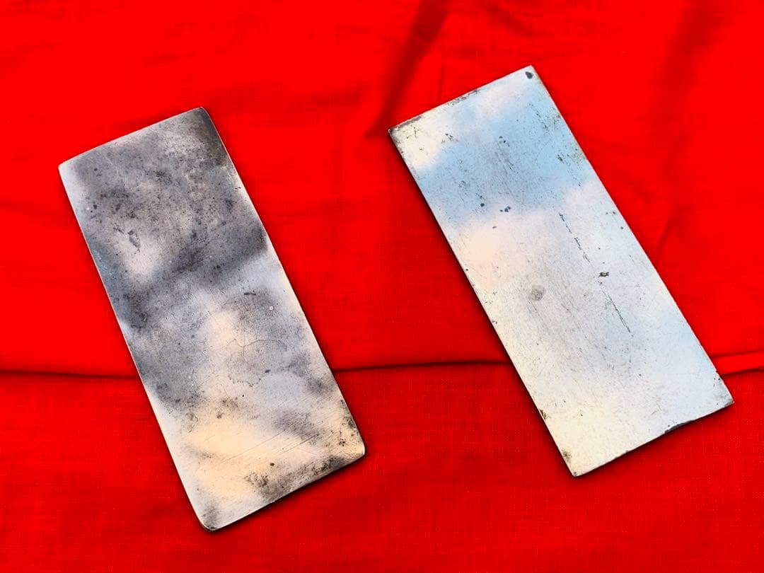 白銅 古鏡 天下一藤原 3枚SET 古手鏡 銅鏡 古和鏡 蔵出し 江戸時代