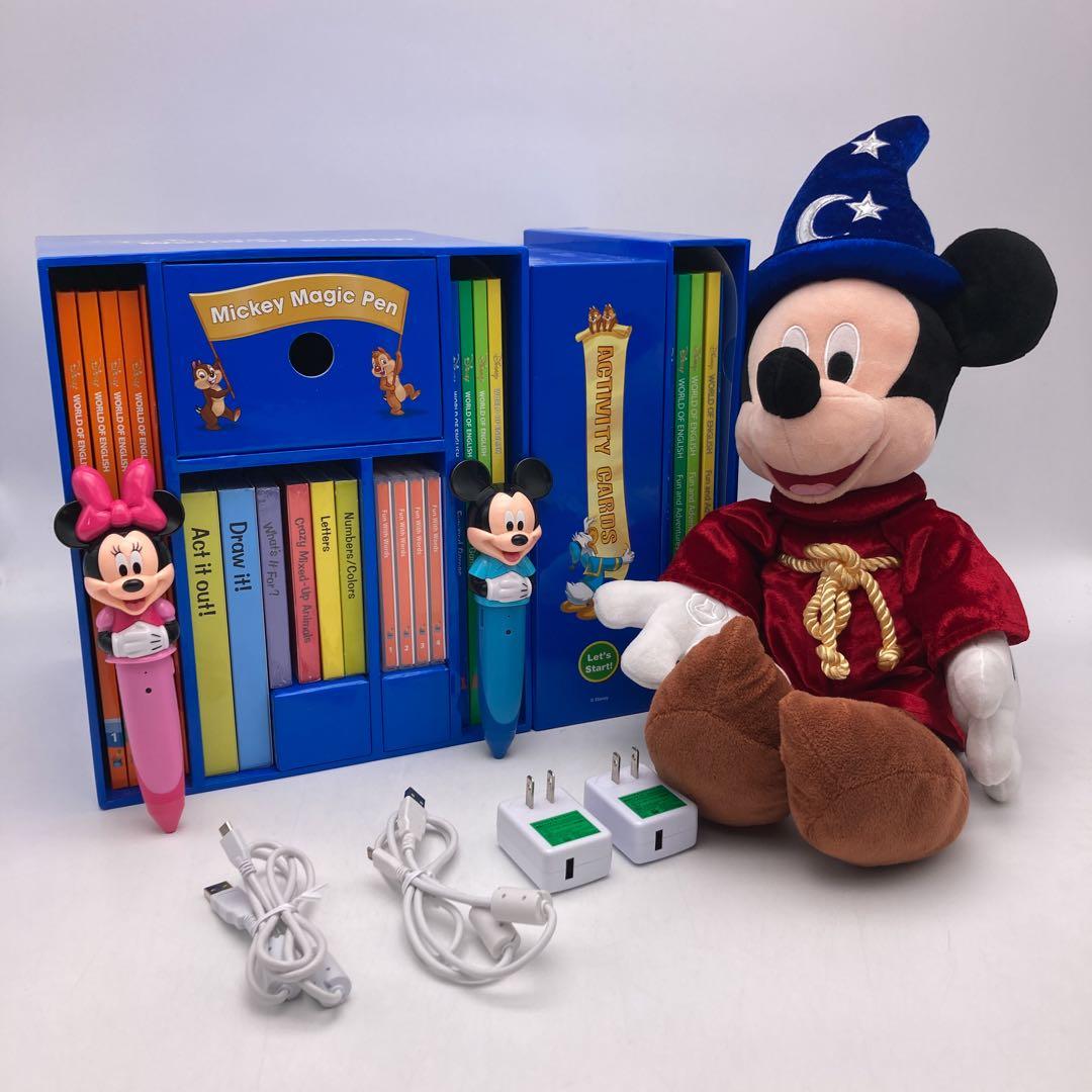 ミッキーマジックペンセット＆アドベンチャー　ディズニー英語システム　900923 ミッキーマジックペンセット・アドベンチャーセット(中古在庫