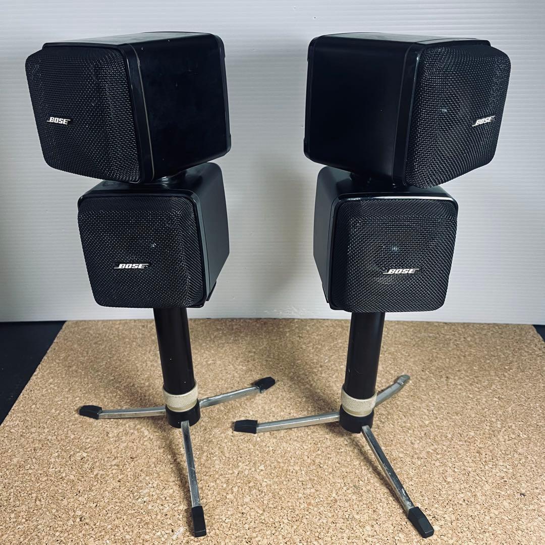 BOSEキューブスピーカーサテライトペア/501Z／専用スタンド2脚 - メルカリ